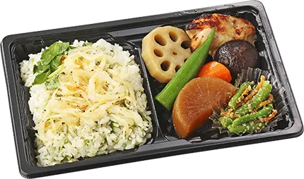 白海老と桜海老の炊き込みご飯弁当