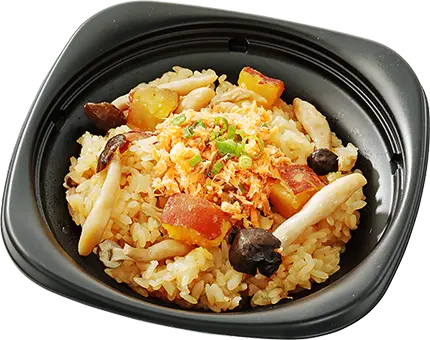 季節のモチモチおこわ（鮭・さつま芋）