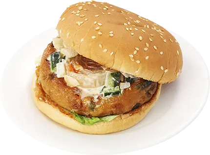 深谷ねぎがんもバーガー